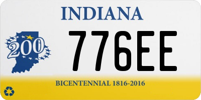 IN license plate 776EE