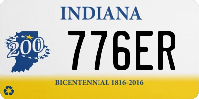 IN license plate 776ER