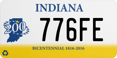 IN license plate 776FE