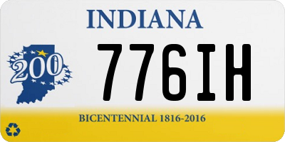 IN license plate 776IH