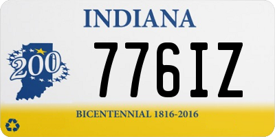 IN license plate 776IZ