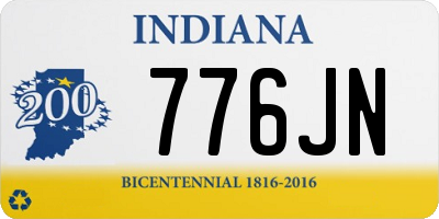 IN license plate 776JN