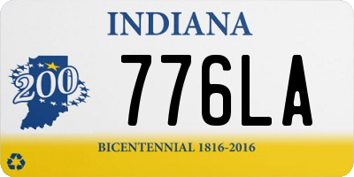 IN license plate 776LA