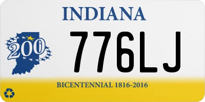 IN license plate 776LJ