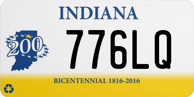 IN license plate 776LQ