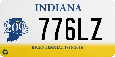 IN license plate 776LZ