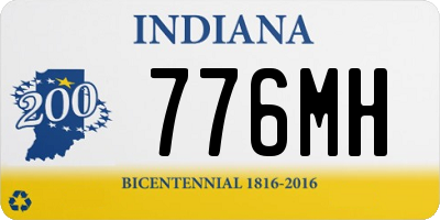 IN license plate 776MH