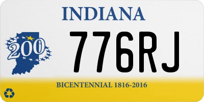 IN license plate 776RJ