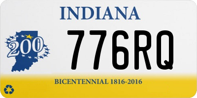 IN license plate 776RQ
