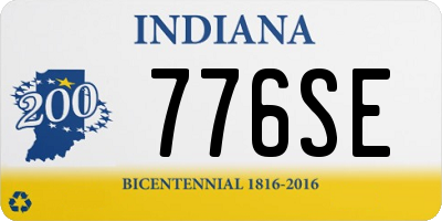 IN license plate 776SE