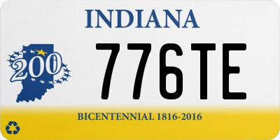 IN license plate 776TE