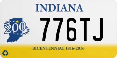IN license plate 776TJ