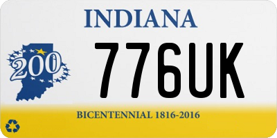 IN license plate 776UK