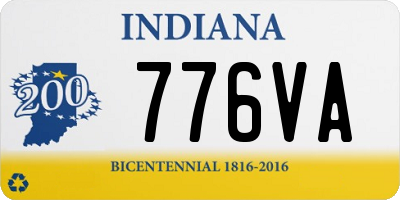 IN license plate 776VA