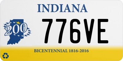 IN license plate 776VE