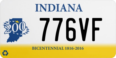 IN license plate 776VF