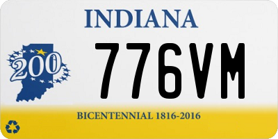 IN license plate 776VM