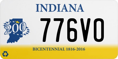 IN license plate 776VO