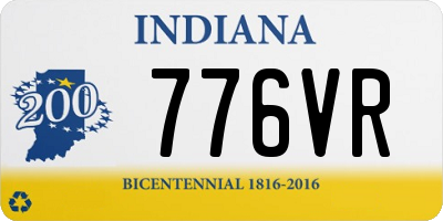 IN license plate 776VR