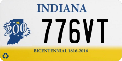 IN license plate 776VT