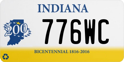 IN license plate 776WC