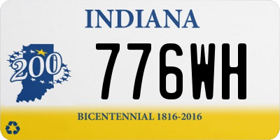 IN license plate 776WH
