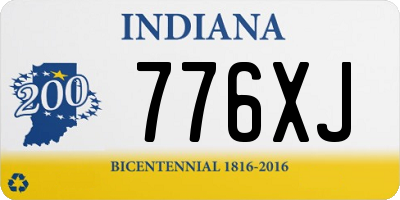 IN license plate 776XJ