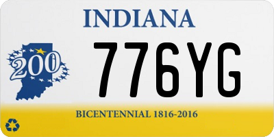 IN license plate 776YG