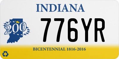 IN license plate 776YR