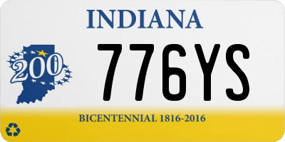 IN license plate 776YS