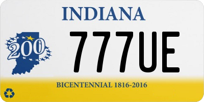 IN license plate 777UE