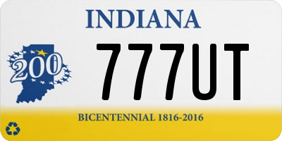 IN license plate 777UT