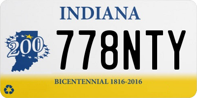 IN license plate 778NTY