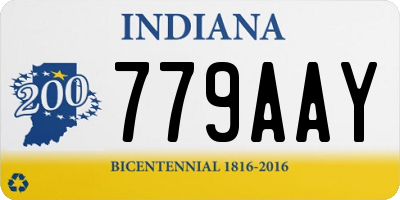 IN license plate 779AAY