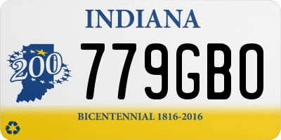 IN license plate 779GBO