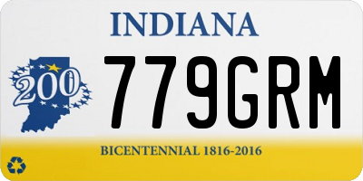 IN license plate 779GRM