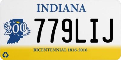 IN license plate 779LIJ