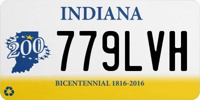 IN license plate 779LVH