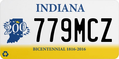 IN license plate 779MCZ