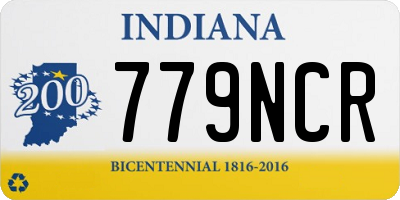 IN license plate 779NCR
