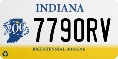 IN license plate 779ORV