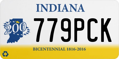 IN license plate 779PCK