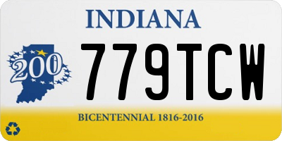 IN license plate 779TCW