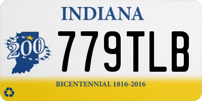 IN license plate 779TLB