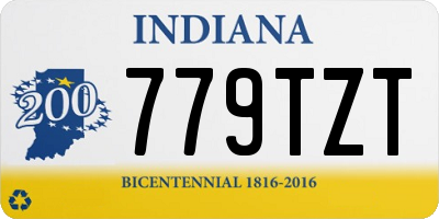 IN license plate 779TZT