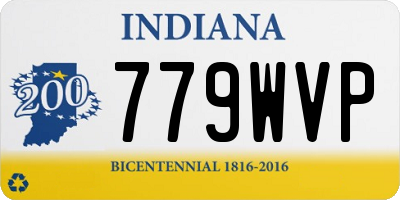 IN license plate 779WVP