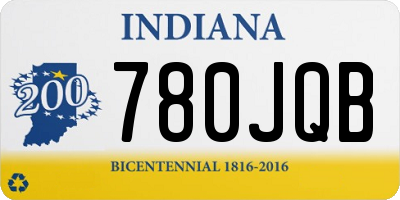 IN license plate 780JQB