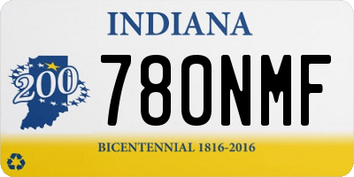 IN license plate 780NMF