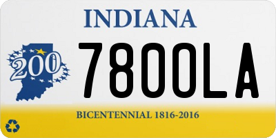 IN license plate 780OLA