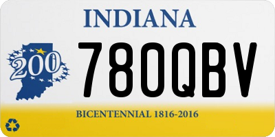 IN license plate 780QBV